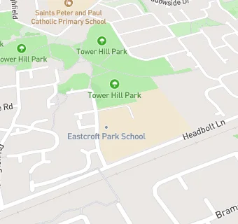 map for Eastcroft Park Primary School