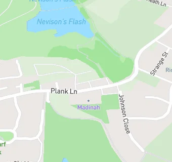 map for Plank Lane Chippy