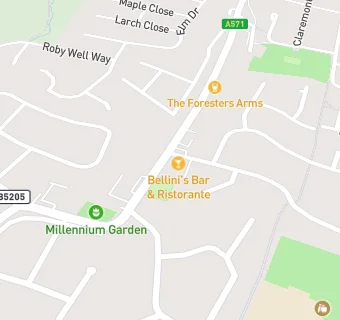 map for The Billinge Arms