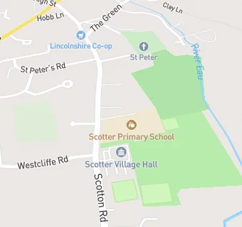 map for Scotter Primary School