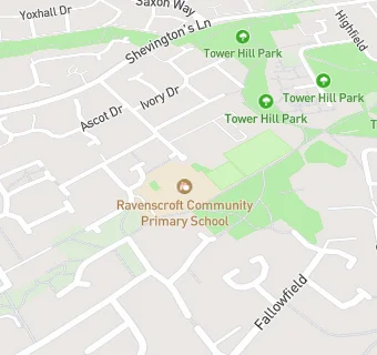 map for Ravenscroft Community Primary School