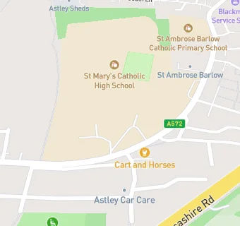 map for St Mary Catholic High School Catering