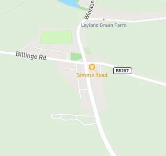 map for Simms Road Inn