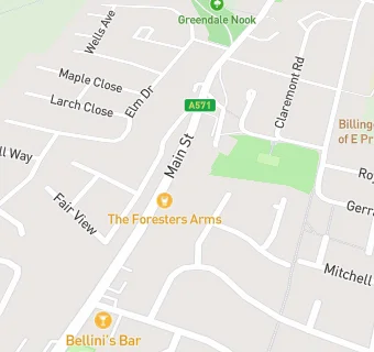 map for Forresters Arms