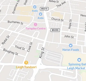 map for Mydentist, King Street, Leigh