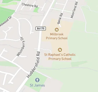 map for St Raphael's Catholic Primary School