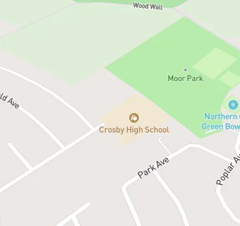 map for Crosby High School