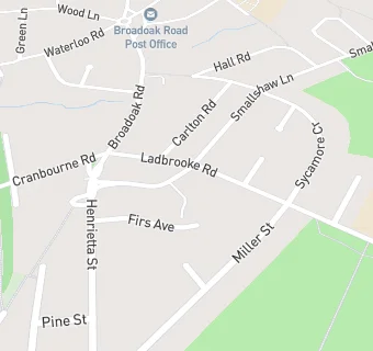 map for Firbank House Residential Care Home