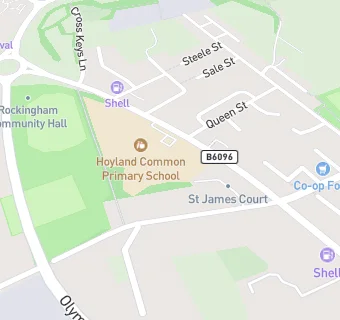 map for St. James Court Care Home