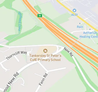 map for Tankersley St Peter's CofE (Aided) Primary School