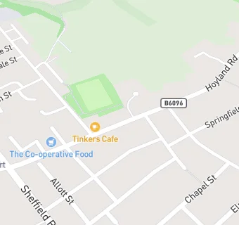 map for Fern Cottage Dental Practice