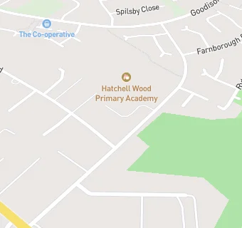 map for Hatchell Wood Primary Academy