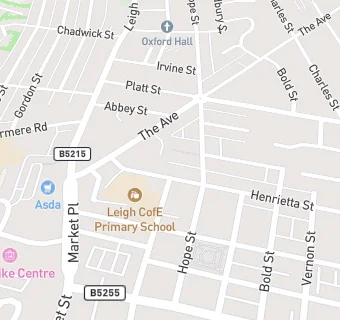 map for Henrietta Street Chippy