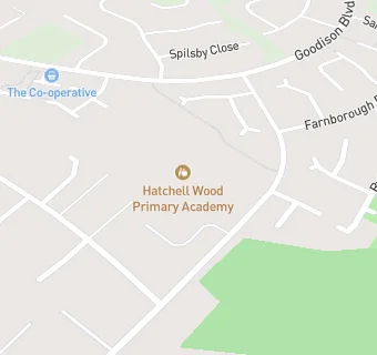 map for Hatchell Wood Primary School