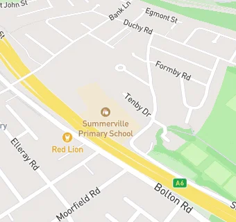 map for Summerville Primary School