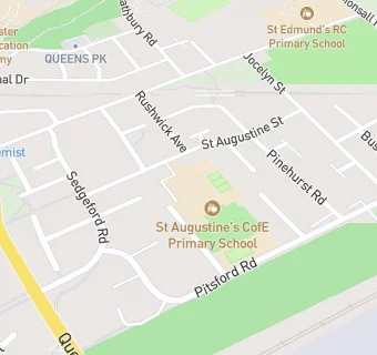 map for St Augustine's CofE Primary School