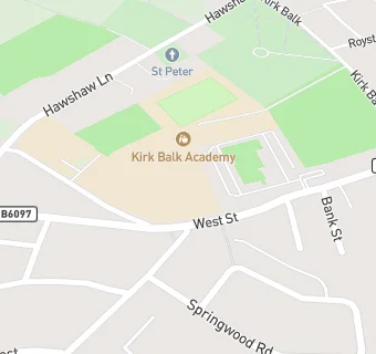 map for Kirk Balk  Academy