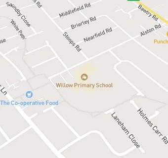 map for Willow Academy