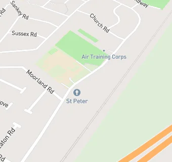 map for St Peter's Church Hall