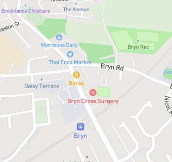 map for Bryn Fish Bar