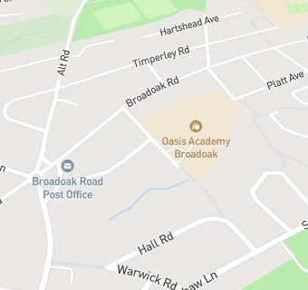 map for Oasis Academy Broadoak