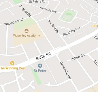 map for Mydentist, Warmsworth Road, Doncaster