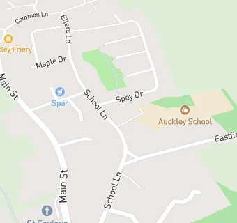 map for Auckley School after School Club