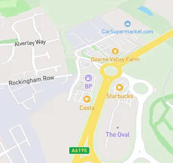 map for Rockingham Service Station