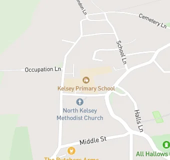 map for Kelsey Primary School