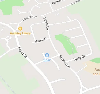 map for Auckley Pharmacy