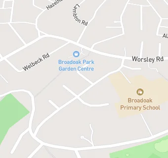 map for Broadoak Primary School