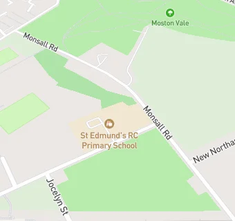 map for St Edmunds Rc Primary School