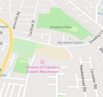 map for Temple Primary School