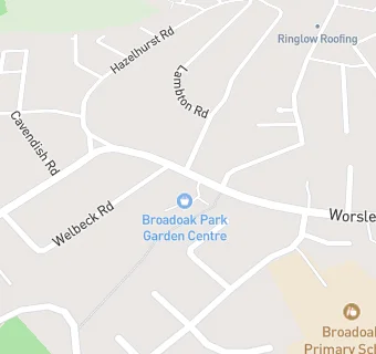 map for Broadoak Park Garden Centre