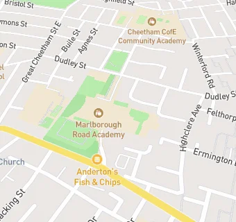 map for Marlborough Road Academy