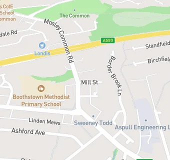 map for Boothstown Conservative Club