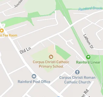 map for Corpus Christi Catholic Primary School