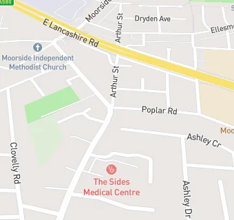 map for The Sides Medical Practice