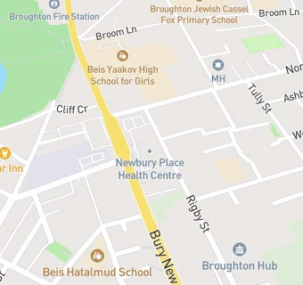 map for Newbury Green Medical Practice