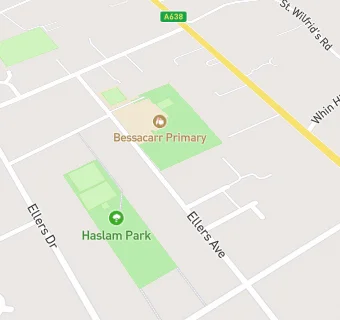 map for Bessacarr Primary School