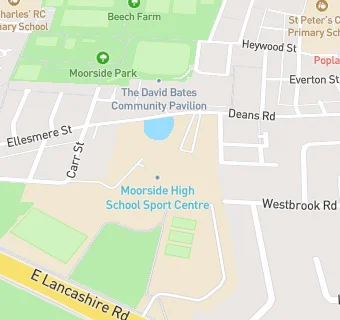 map for Moorside High School