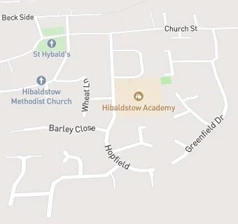 map for Hibaldstow Academy Breakfast Club