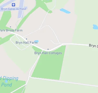 map for Bryn Hall Hotel