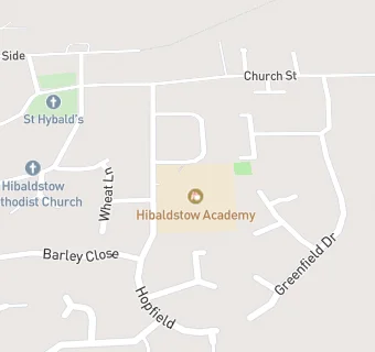 map for Hibaldstow Academy