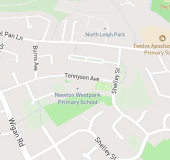 map for Newton Westpark Primary School