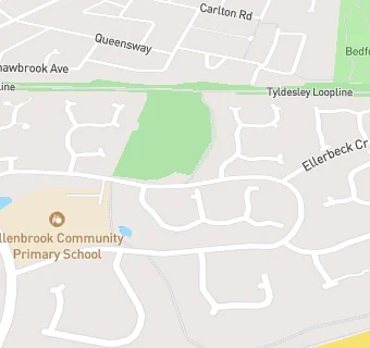 map for Ellenbrook Community Primary School