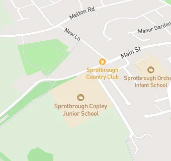 map for Copley Junior School