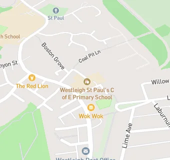 map for Westleigh St Paul's CofE Primary School