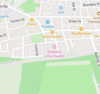 map for St George's CofE Junior and Infant School