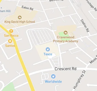 map for Tesco Instore Pharmacy